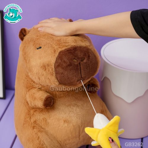 Gấu Bông Capybara Rút Chuối