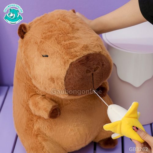 Gấu Bông Capybara Rút Chuối