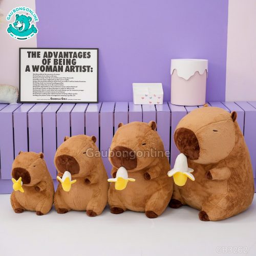 Gấu Bông Capybara Rút Chuối