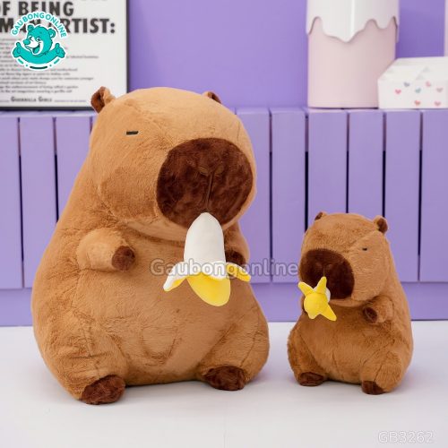 Gấu Bông Capybara Rút Chuối