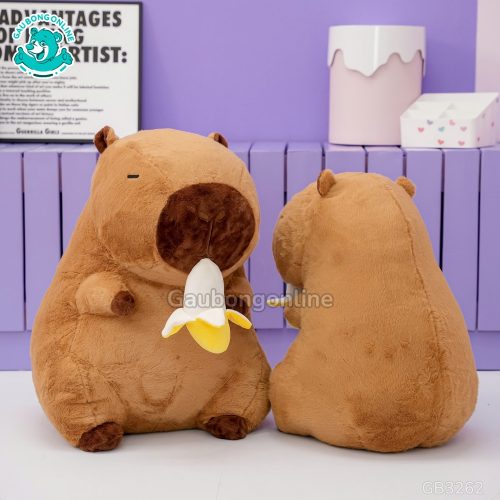 Gấu Bông Capybara Rút Chuối