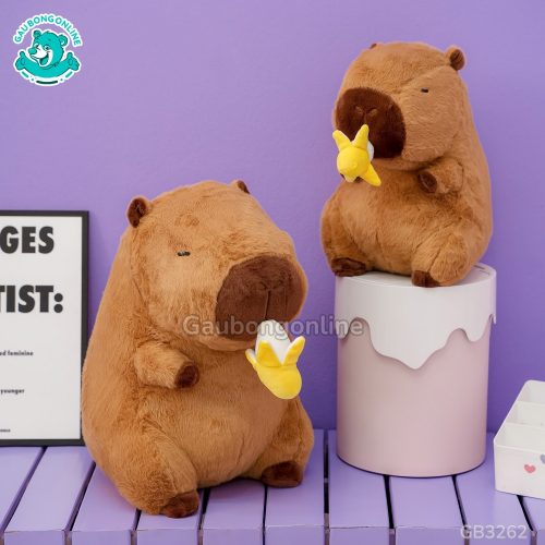 Gấu Bông Capybara Rút Chuối