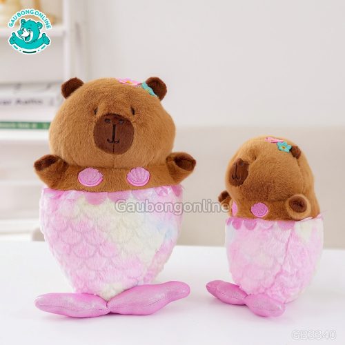 Gấu Bông Capybara Tiên Cá