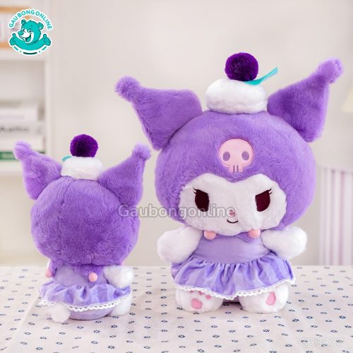 Gấu Bông Kuromi Đội Bánh Nho