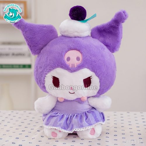 Gấu Bông Kuromi Đội Bánh Nho