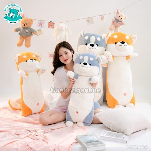 Gối Ôm Shiba Giơ Tay Bigsize