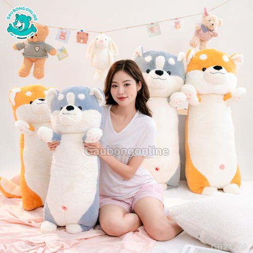 Gối Ôm Shiba Giơ Tay Bigsize