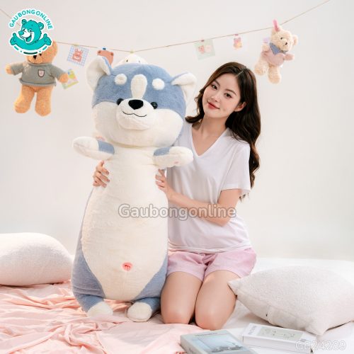 Gối Ôm Shiba Giơ Tay Bigsize