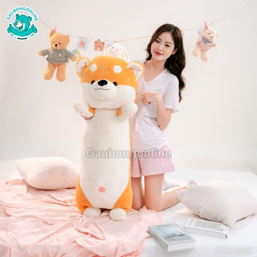 Gối Ôm Shiba Giơ Tay Bigsize