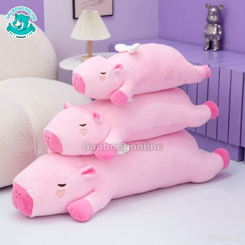 Gấu Bông Capybara Angel Nằm