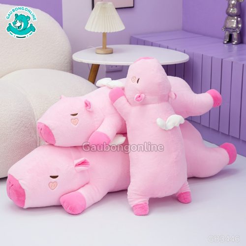 Gấu Bông Capybara Angel Nằm