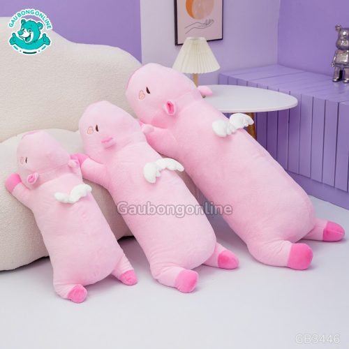 Gấu Bông Capybara Angel Nằm