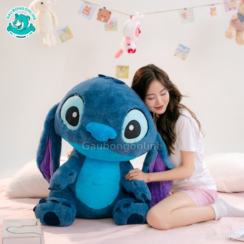 Gấu Bông Stitch Lông Xanh Đậm