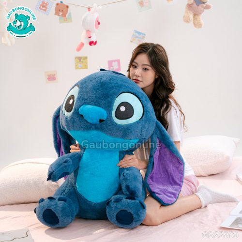 Gấu Bông Stitch Lông Xanh Đậm