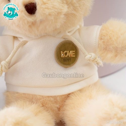 Gấu Bông Teddy Áo Nỉ Tag Love