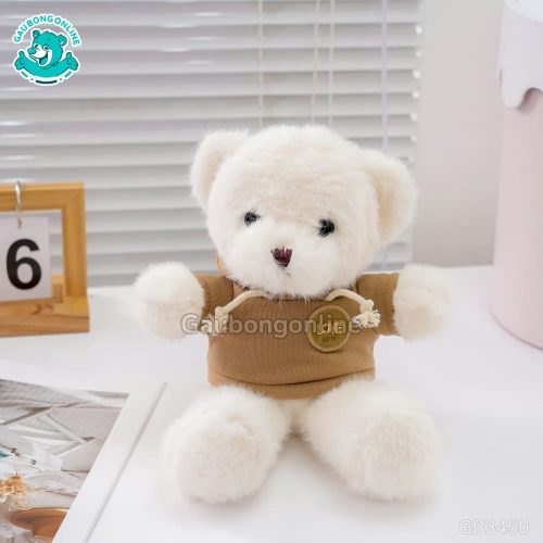 Gấu Bông Teddy Áo Nỉ Tag Love