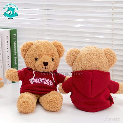 Gấu Bông Teddy Head Áo Big Love