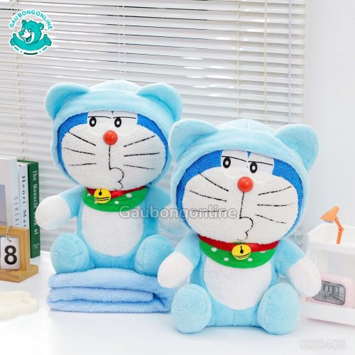 Gối Chăn Mềm Doraemon