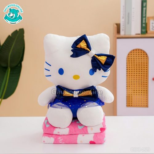 Gối Chăn Mền Kitty Váy Sao