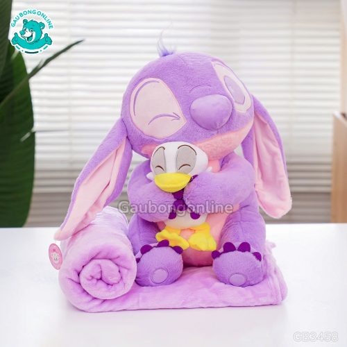 Gối Chăn Mền Stitch Ôm Vịt