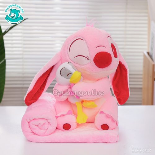 Gối Chăn Mền Stitch Ôm Vịt