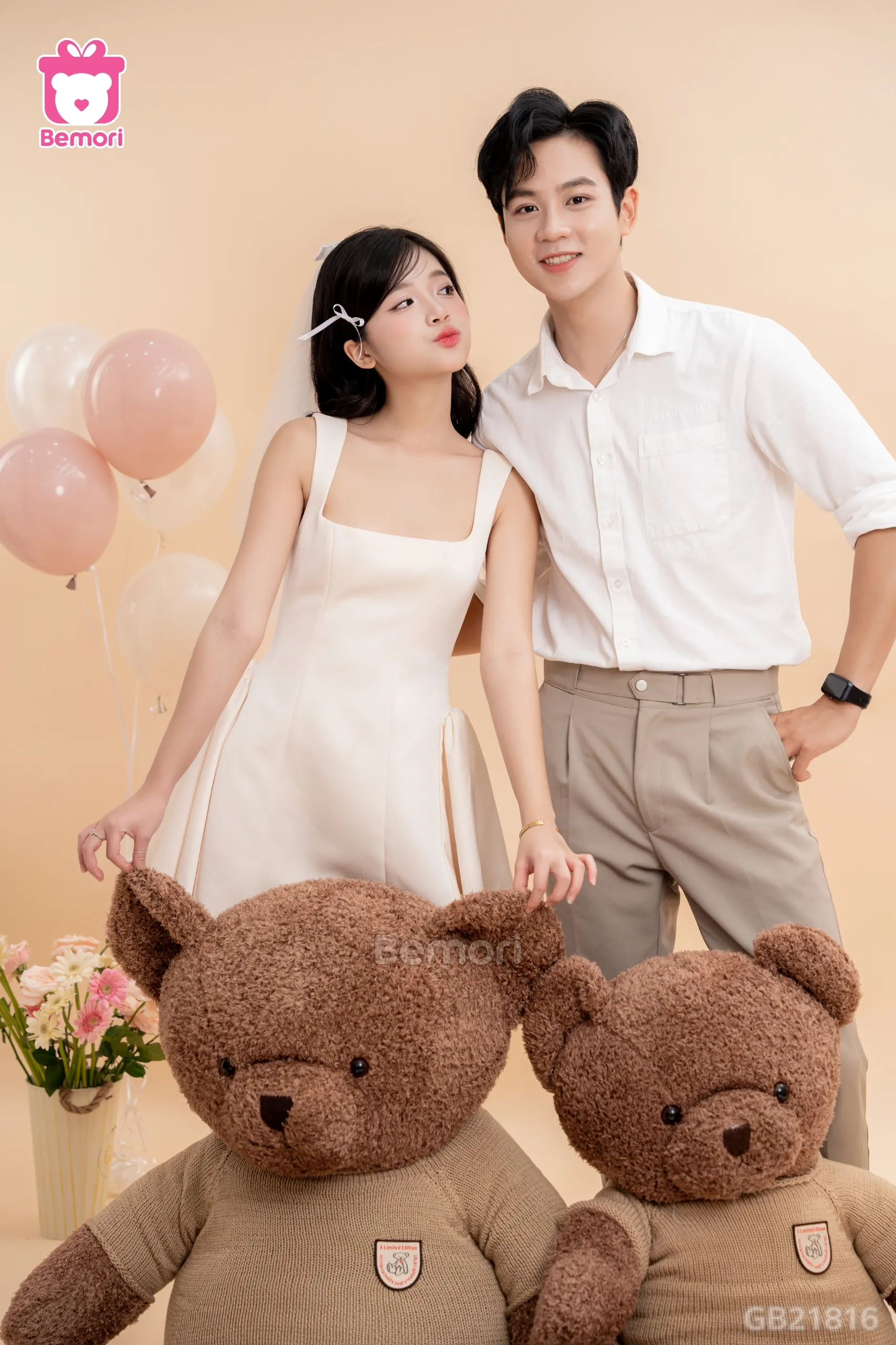 Gấu bông Teddy truyền tải những lời yêu thương một cách chân thành và tinh tế.