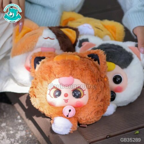 Blindbox Baby Three Mèo Thần Tài Zipper