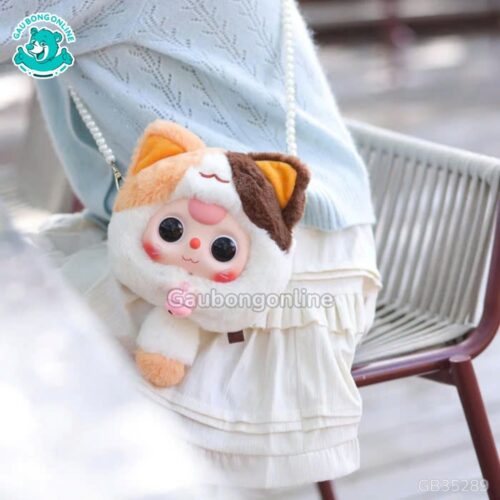 Blindbox Baby Three Mèo Thần Tài Zipper