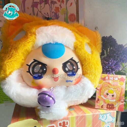 Blindbox Baby Three Mèo Thần Tài Zipper