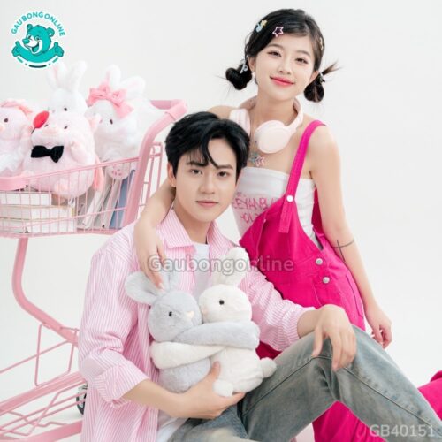 Gấu Bông Cặp Đôi BearHug – Thỏ Bunny & Daisy