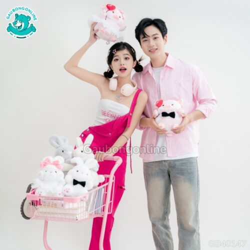 Gấu Bông Couple Dâu Rể Heo Mimi