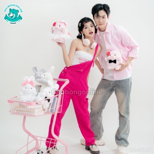 Gấu Bông Couple Dâu Rể Heo Mimi