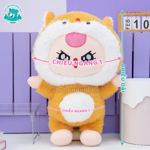 Gấu Bông Baby Three V3 Cáo Cam