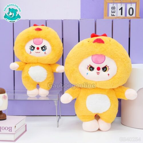 Gấu Bông Baby Three Cosplay Gà Vàng