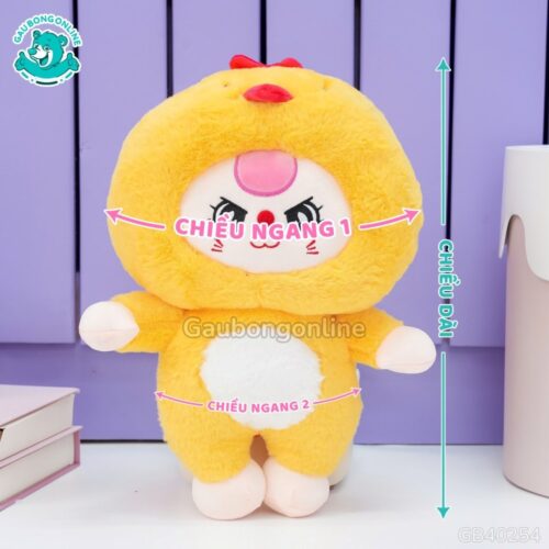 Gấu Bông Baby Three Cosplay Gà Vàng