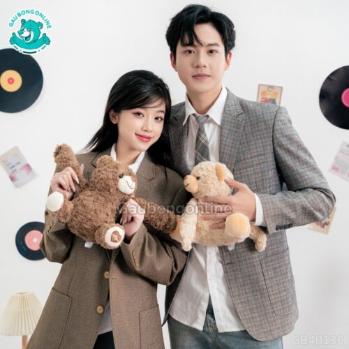 Gấu Bông Cặp Đôi BearHug – Gấu Hugo & Rosie