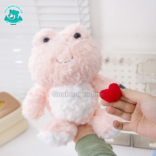 Gấu Bông Ếch Tim Rút