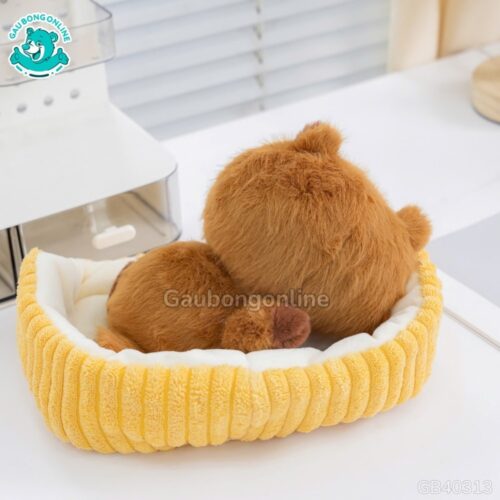 Gấu Bông Capybara Nằm Ngủ