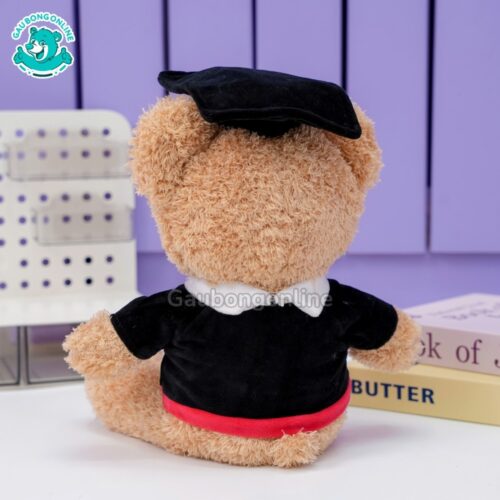 Gấu Bông Teddy Head Tốt Nghiệp In Tên