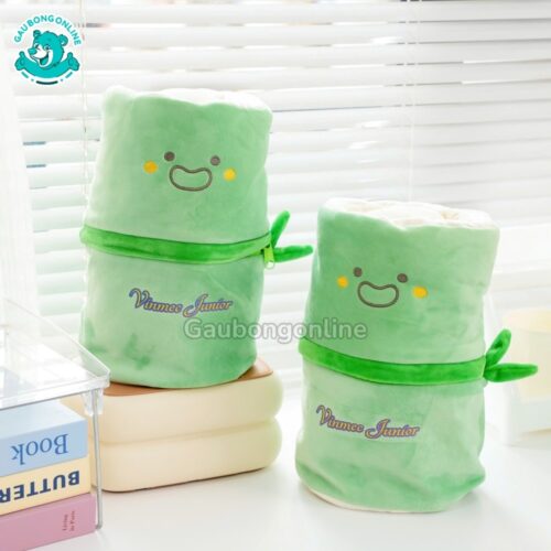 Gấu Trúc Bông Ống Tre In Tên
