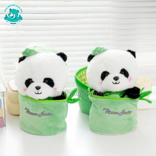 Gấu Trúc Bông Ống Tre In Tên