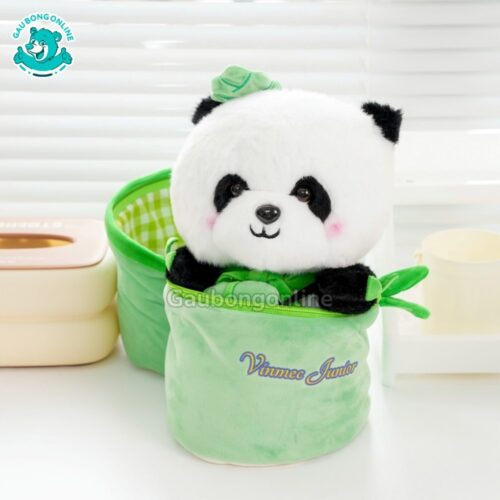 Gấu Trúc Bông Ống Tre In Tên