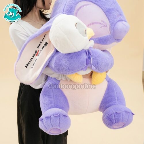 Gấu Bông Stitch Ôm Vịt In Tên