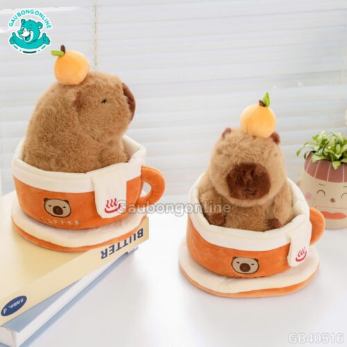Gấu Bông Capybara Coffee