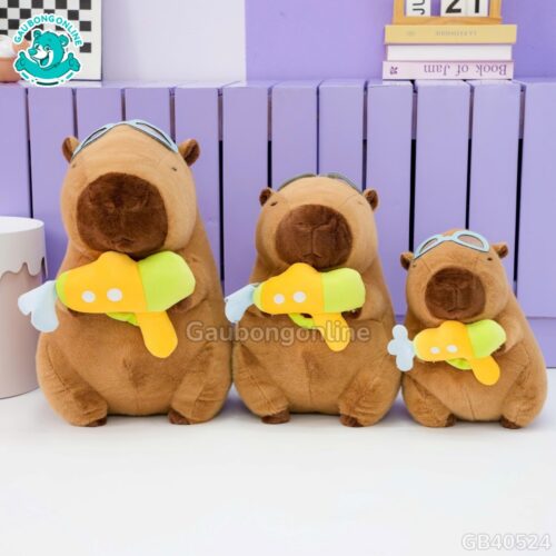 Gấu Bông Capybara Súng Nước đa dạng kích thước