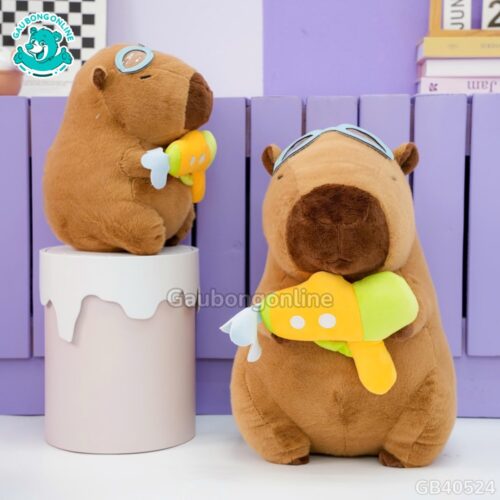 Gấu Bông Capybara Súng Nước giải nhiệt mùa hè