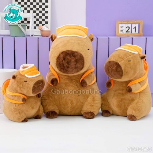 Gấu Bông Capybara Thể Thao Đeo Bóng đã được bán tại Gấu Bông Online