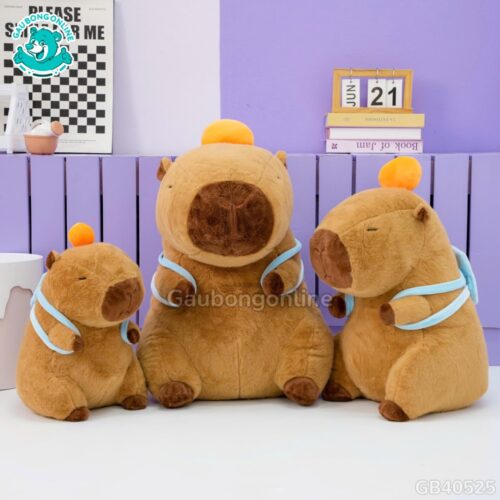 Gấu Bông Capybara Thể Thao Đeo Túi: quà tặng siêu yêu, siêu chất