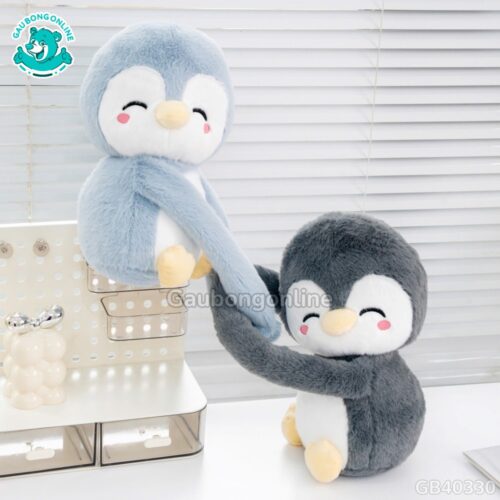Gấu Bông Cặp Đôi BearHug – Cánh Cụt Pororo & Pipi biểu tượng của sự gắn kết bền chặt