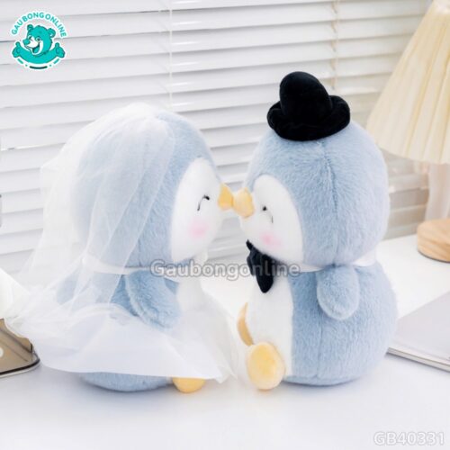Gấu Bông Couple Dâu Rể Cánh Cụt Pingu gửi trọn tình yêu đến người thương
